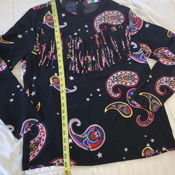 MSGM fringe paisley black and multicolored - Picture 7 of 8